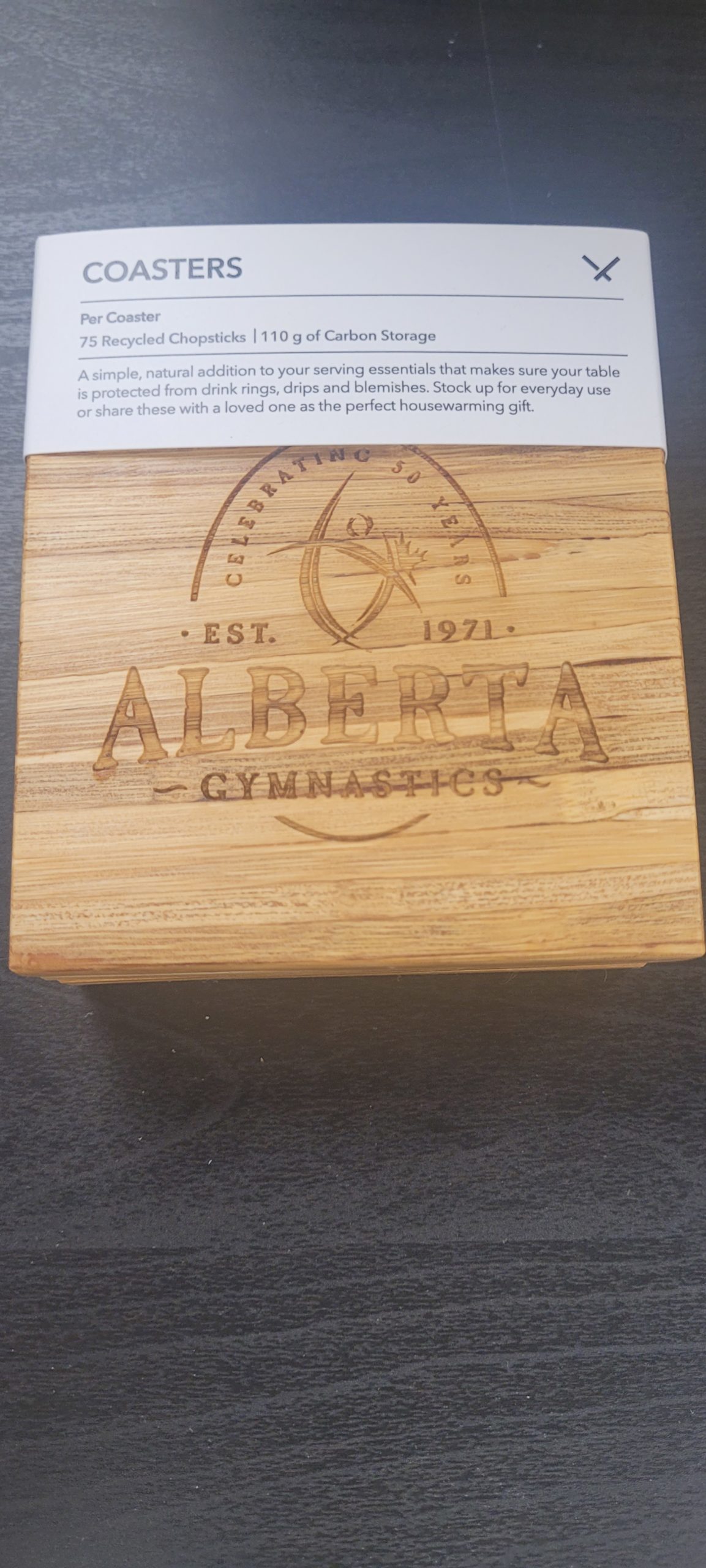 Coasters Set of 4 Alberta Gymnastics